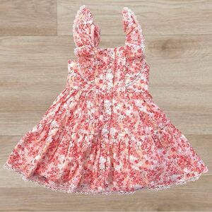 Pink Floral Easter Spring Toddler Dress 2T